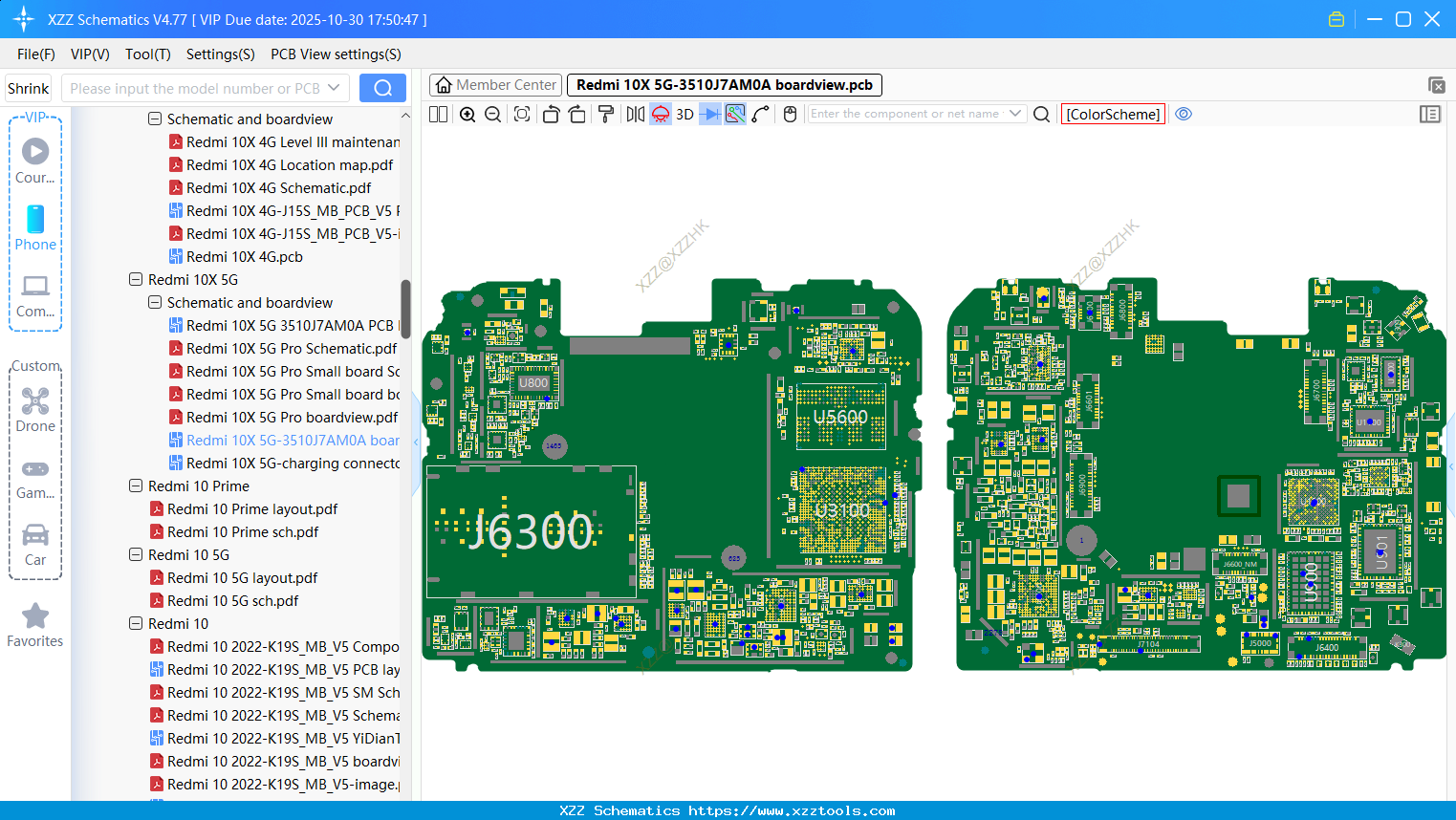 Xiaomi Redmi 10X 5G-3510J7AM0A Boardview